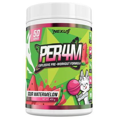 NEXUS NUTRITION - PER4M Pre - Workout - Nexus Nutrition - The Juicebox Supplements.