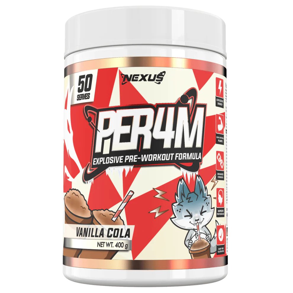 NEXUS NUTRITION - PER4M Pre - Workout - Nexus Nutrition - The Juicebox Supplements.